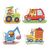 Пазл DoDo 4 в 1 Baby puzzle. Транспорт (300685), изображение 3 Пазл DoDo 4 в 1 Baby puzzle. Транспорт (300685), изображение 3