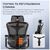 Офисное кресло Sihoo DORO C300 Pro Mesh Black (DORO-C300-PRO-M101), изображение 7 Офисное кресло Sihoo DORO C300 Pro Mesh Black (DORO-C300-PRO-M101), изображение 7