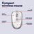 Мышка Trust Yvi+ Silent Wireless/Bluetooth White (25513), изображение 7 Мышка Trust Yvi+ Silent Wireless/Bluetooth White (25513), изображение 7