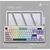 Клавіатура Ajazz AK870 PLUS Murad Switch RGB Wireless/Bluetooth/USB White (AK870-MU-BWD), зображення 6 Клавіатура Ajazz AK870 PLUS Murad Switch RGB Wireless/Bluetooth/USB White (AK870-MU-BWD), зображення 6
