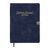 Еженедельник Buromax датированный 2026 VELOUR, А5 синий (BM.2134-02)