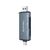 Считыватель флеш-карт ColorWay USB 2.0/USB-C to CF/SD/MicroSD (CW-CR-01), изображение 3 Считыватель флеш-карт ColorWay USB 2.0/USB-C to CF/SD/MicroSD (CW-CR-01), изображение 3