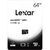 Карта памяти Lexar 64GB microSDHC class 10 UHS-I (LFSDM10-64GABC10), изображение 2 Карта памяти Lexar 64GB microSDHC class 10 UHS-I (LFSDM10-64GABC10), изображение 2