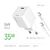 Зарядное устройство ColorWay GaN Mini 30W PD Port PPS USB (Type-C PD + USB QC4.0) cable Type-C (CW-CHS053PDC-WT), изображение 6 Зарядное устройство ColorWay GaN Mini 30W PD Port PPS USB (Type-C PD + USB QC4.0) cable Type-C (CW-CHS053PDC-WT), изображение 6
