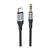 Кабель мультимедийный USB-C to 3.5mm M 1.0m Black HOCO (6942007608824), изображение 2 Кабель мультимедийный USB-C to 3.5mm M 1.0m Black HOCO (6942007608824), изображение 2