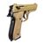 Стартовый пистолет Bruni 92 Desert cal.9 РАК ST (1305D), изображение 3 Стартовый пистолет Bruni 92 Desert cal.9 РАК ST (1305D), изображение 3