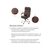 Офисное кресло Аклас Валенсия MB XY-7340 Коричневый (Кожа LC-K dark brown) (00161484), изображение 11 Офисное кресло Аклас Валенсия MB XY-7340 Коричневый (Кожа LC-K dark brown) (00161484), изображение 11