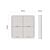 Розумний вимикач EMOS H5013 4 buttons ZigBee 3.0 White (H5013), зображення 12 Розумний вимикач EMOS H5013 4 buttons ZigBee 3.0 White (H5013), зображення 12