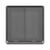 Розумний вимикач EMOS H5015 2 buttons ZigBee 3.0 Black (H5015), зображення 3 Розумний вимикач EMOS H5015 2 buttons ZigBee 3.0 Black (H5015), зображення 3