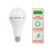 Лампочка Євросвітло Е27 LED SL-EBL-803 АС9W DC3W 6400К, изображение 3 Лампочка Євросвітло Е27 LED SL-EBL-803 АС9W DC3W 6400К, изображение 3