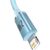 Дата кабель USB 2.0 AM to Lightning 2.0m 2.4A sky blue Baseus (CAJY001203), зображення 2 Дата кабель USB 2.0 AM to Lightning 2.0m 2.4A sky blue Baseus (CAJY001203), зображення 2