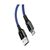 Дата кабель USB 2.0 AM to Lightning 1.0m 2.4A blue Baseus (CALCD-03), зображення 2 Дата кабель USB 2.0 AM to Lightning 1.0m 2.4A blue Baseus (CALCD-03), зображення 2