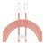 Дата кабель USB-C to Lightning 2.0m 20W orange Baseus (CALD000107), зображення 2 Дата кабель USB-C to Lightning 2.0m 20W orange Baseus (CALD000107), зображення 2