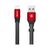 Дата кабель USB 2.0 AM to Lightning 0.23m 2A black/red Baseus (CALMBJ-B91), изображение 2