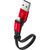 Дата кабель USB 2.0 AM to Lightning 0.23m 2A black/red Baseus (CALMBJ-B91)