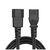 Кабель питания C13 to C14 1.8m black ColorWay (CW-CBP087-BK), изображение 3 Кабель питания C13 to C14 1.8m black ColorWay (CW-CBP087-BK), изображение 3