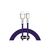 Дата кабель USB 2.0 AM to Lightning 2.0m 2.4A metal purple Baseus (CALJK-B05)