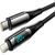 Дата кабель USB-C to Lightning 2.0m 20W Digital Display black Essager (EXCTL-YDA01), изображение 2 Дата кабель USB-C to Lightning 2.0m 20W Digital Display black Essager (EXCTL-YDA01), изображение 2