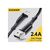 Дата кабель USB 2.0 AM to Lightning 3.0m 2.4A black Essager (EXCL-LSC01), изображение 2 Дата кабель USB 2.0 AM to Lightning 3.0m 2.4A black Essager (EXCL-LSC01), изображение 2