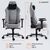 Кресло игровое GamePro GC775G Fabric Grey (GC775G), изображение 12 Кресло игровое GamePro GC775G Fabric Grey (GC775G), изображение 12