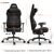 Кресло игровое GamePro GC925B Fabric Black (GC925B), изображение 12 Кресло игровое GamePro GC925B Fabric Black (GC925B), изображение 12