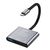 Концентратор ColorWay USB-C 3-in-1 USB 3.0 + HDMI 4K + USB-C PD100W (CW-HUB08), изображение 2 Концентратор ColorWay USB-C 3-in-1 USB 3.0 + HDMI 4K + USB-C PD100W (CW-HUB08), изображение 2
