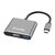 Концентратор ColorWay USB-C 3-in-1 USB 3.0 + HDMI 4K + USB-C PD100W (CW-HUB08), изображение 4 Концентратор ColorWay USB-C 3-in-1 USB 3.0 + HDMI 4K + USB-C PD100W (CW-HUB08), изображение 4