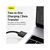 Дата кабель USB 2.0 AM to Lightning 2.0m 2.4A black Baseus (CALYS-C01), зображення 7 Дата кабель USB 2.0 AM to Lightning 2.0m 2.4A black Baseus (CALYS-C01), зображення 7
