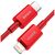 Дата кабель USB-C to Lightning 1.0m 20W red Baseus (CATLYS-A09), зображення 2 Дата кабель USB-C to Lightning 1.0m 20W red Baseus (CATLYS-A09), зображення 2