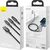 Дата кабель USB 2.0 AM to Lightning + Micro 5P + Type-C 1.5m 3.5A black Baseus (CAMLTWJ-01), изображение 3