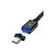 Дата кабель USB 2.0 AM to Micro 5P 1.0m Magnetic black Essager (EXCCXM-ML01), изображение 2 Дата кабель USB 2.0 AM to Micro 5P 1.0m Magnetic black Essager (EXCCXM-ML01), изображение 2