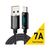 Дата кабель USB 2.0 AM to USB-C 1.0m 7A LED black Essager (EXCT-XY01-P) Дата кабель USB 2.0 AM to USB-C 1.0m 7A LED black Essager (EXCT-XY01-P)