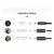 Кабель мультимедийный 3.5mm M to 2xRCA M 2.0m AV102 black Ugreen (10510), изображение 5 Кабель мультимедийный 3.5mm M to 2xRCA M 2.0m AV102 black Ugreen (10510), изображение 5