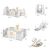 Детский манеж Mealux Forto Grey (KD-C051 Grey / White), изображение 6 Детский манеж Mealux Forto Grey (KD-C051 Grey / White), изображение 6