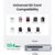 Концентратор Ugreen 2xUSB-C to 3xUSB 3.0 + SD/TF + PD CM251 gray (60560), изображение 4 Концентратор Ugreen 2xUSB-C to 3xUSB 3.0 + SD/TF + PD CM251 gray (60560), изображение 4