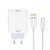 Зарядний пристрій XO USB 120W + cable USB to USB-C white (XO-L128U)