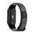 Ремінець до фітнес браслета BeCover Vents Style для Xiaomi Mi Smart Band 10 Black-Gray (713628), зображення 3