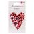 Набір для творчості Santi Серце червоне, аплікація зі страз самоклеючих, 6х10 см (743027) Набір для творчості Santi Серце червоне, аплікація зі страз самоклеючих, 6х10 см (743027)