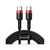 Дата кабель USB-C to USB-C 2.0m PD2.0 100W (20V/5A) red+black Baseus (CATKLF-AL91)