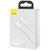 Дата кабель USB-C to Lightning 2.0m 20W white Baseus (CATLYS-C02), зображення 4 Дата кабель USB-C to Lightning 2.0m 20W white Baseus (CATLYS-C02), зображення 4