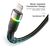 Дата кабель USB 2.0 AM to Lightning 2.0m 2.4A LED black Essager (EXCL-XCDA01), изображение 9