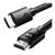 Кабель мультимедийный HDMI M to HDMI M 10.0m 4K30Hz braided HD119 black Ugreen (40104)
