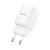 Зарядное устройство HOCO C149A Charm 1xUSB-C PD30W + 1xUSB QC3.0 White (6942007630337), изображение 2