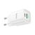 Зарядное устройство HOCO C149A Charm 1xUSB-C PD30W + 1xUSB QC3.0 White (6942007630337), изображение 4