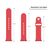 Ремешок для смарт-часов Armorstandart Sport Band (3 Straps) для Apple Watch 42 (Series 11-10)/41/40/38 Raspberry Red (ARM51943), изображение 2