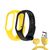 Ремешок для фитнес браслета Armorstandart комплект 3шт Xiaomi Mi Band 7/6/5 New Style Yellow (ARM77040)