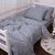 Постельное белье MirSon 012 Grey Stars Фланель 160х220 Полуторный Евро (2200009653094), изображение 5
