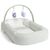 Кокон для новорожденных Chicco 3 в 1 Mommy Pod, серый (87176.16)