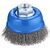 Щітка для електроінструменту Bosch Professional чашкова, кручена сталь, 70мм, 0.3мм, M14 (2.608.622.098)