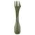Ложка-вилка туристическая Tribe Spork пластикова olive (T-FC-0031-olive)
